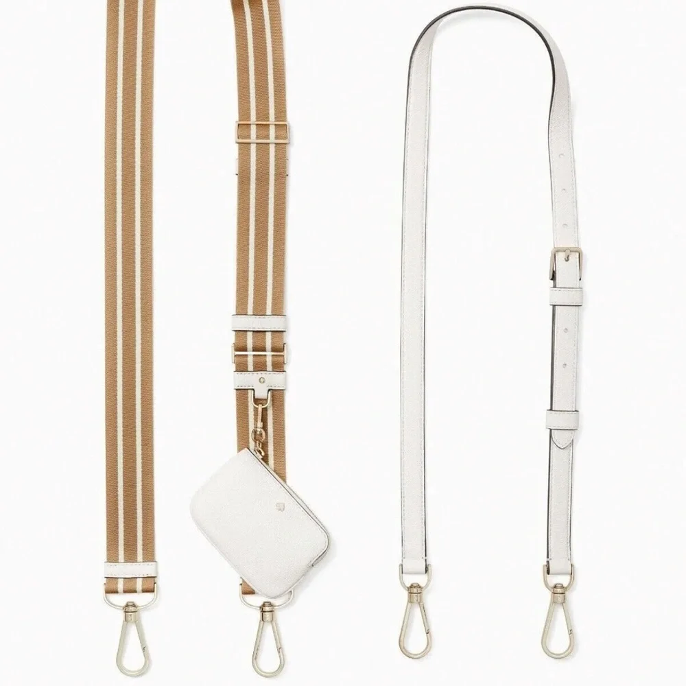 New Kate Spade Rosie Large Crossbody Pebbled Leather Parchment - Picture 5 of 16